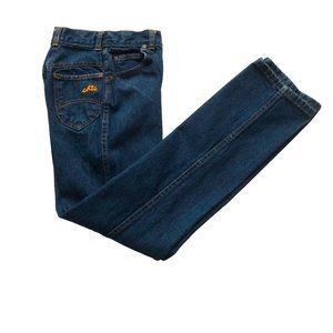 Vintage h.i.s Chic High Rise Dark Blue Straight Leg Jeans